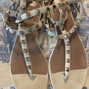 Valentino rock stud flats